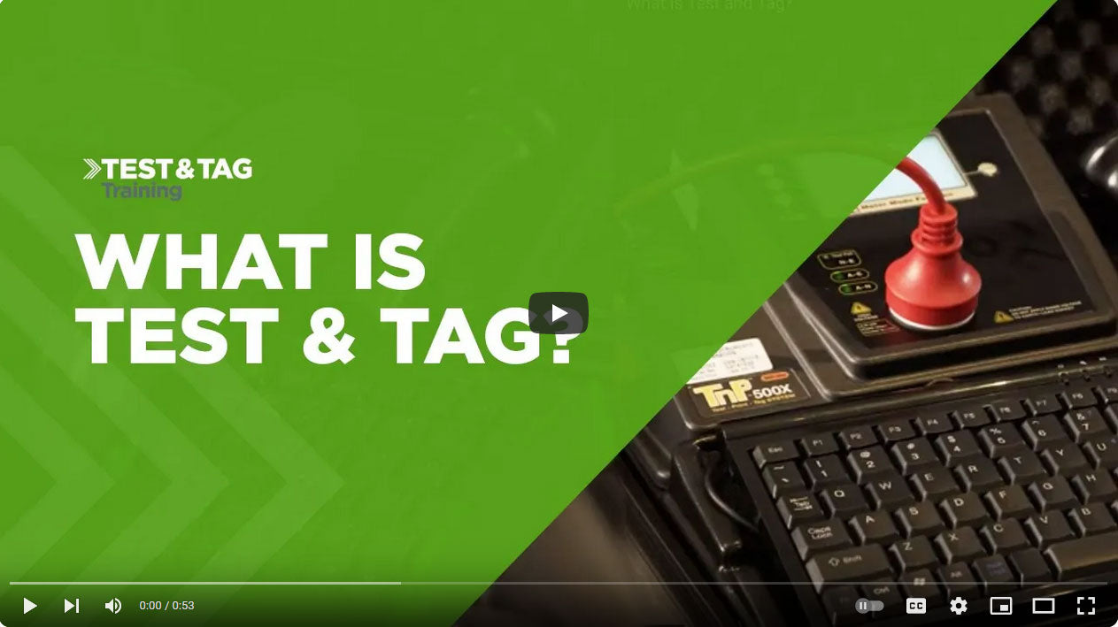 Load video: What is Test &amp; Tag?